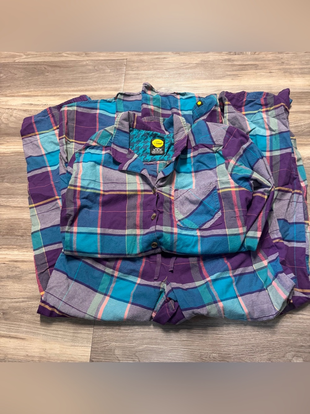 LIFE IS GOOD PAJAMA SLEEP SET
